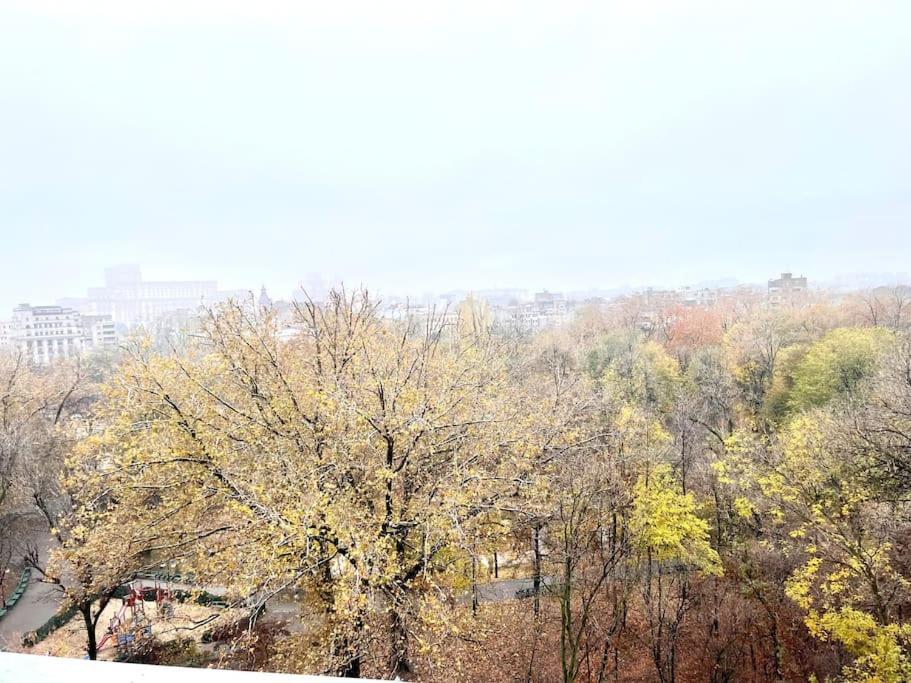 Panoramic Lil' Paris Apartment Bucharest Exterior photo